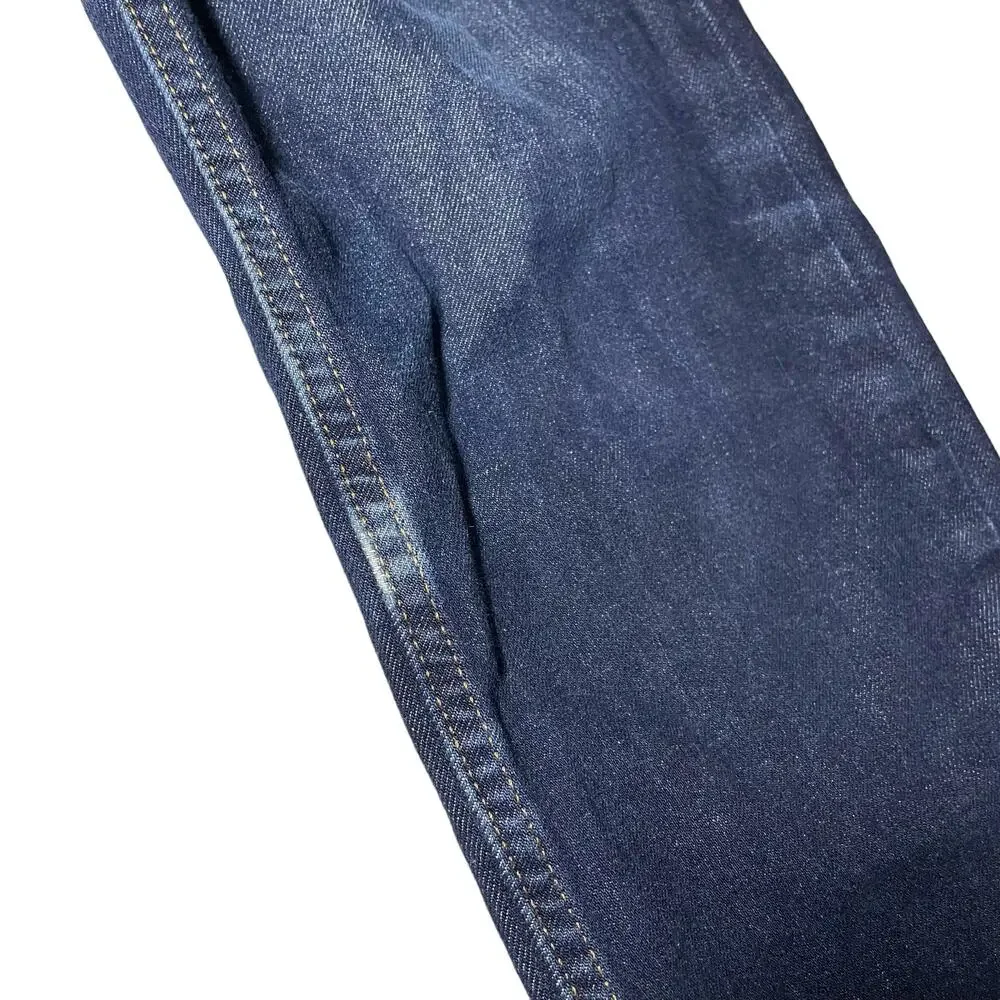 Everlane Uniform The Slim Jean Dark Wash Blue Jeans Faded Size 32 W x 28 L